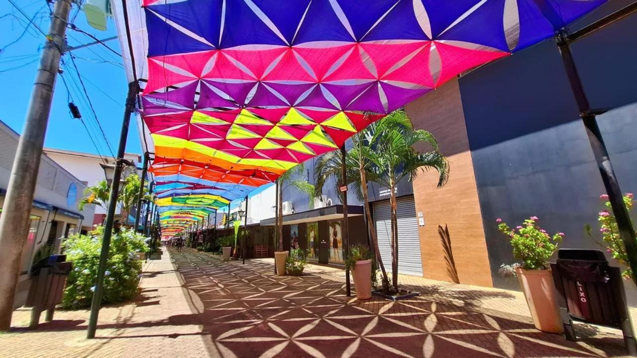 Avenida Charme Hotel Águas de São Pedro Bagian luar foto