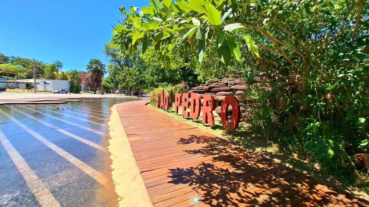 Avenida Charme Hotel Águas de São Pedro Bagian luar foto